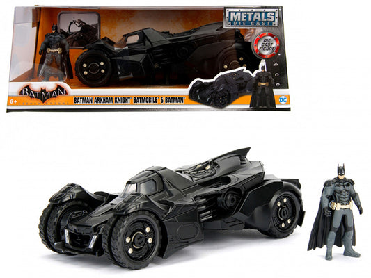 arkham knight batmobile with batman diecast figure 1/24 diecast model car