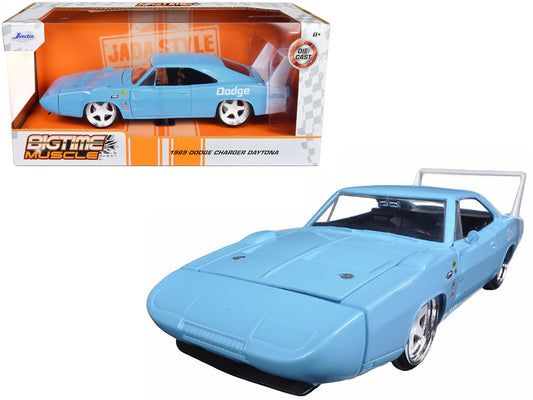 1969 dodge charger daytona with bigtime muscle series 1/24 diecast model car