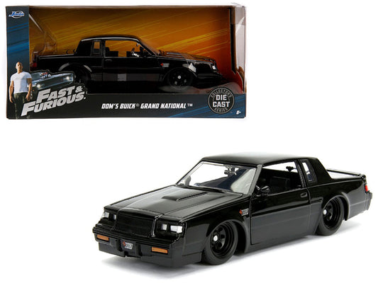dom's buick grand national black "fast & furious" movie 1/24 diecast model car