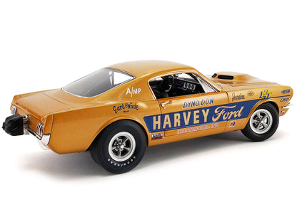1965 ford mustang a/fx harvey dyno don 1008 1/18 diecast model car