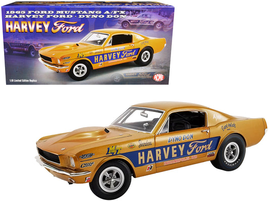 1965 ford mustang a/fx harvey dyno don 1008 1/18 diecast model car