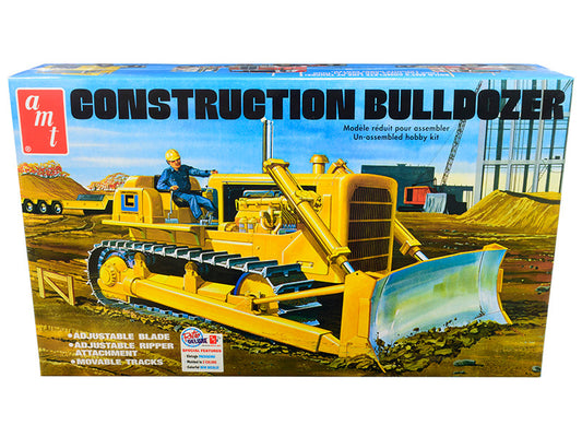 skill 3 model kit construction bulldozer 1/25 scale model