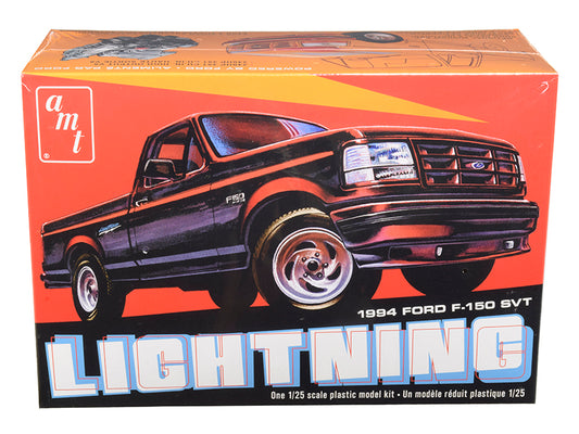 skill 2 model kit 1994 ford f-150 svt lightning pickup truck 1/25 scale model