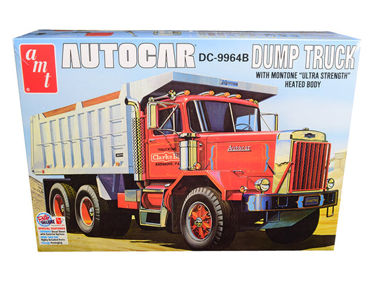 skill 3 model kit autocar dc-9964b dump truck 1/25 scale model