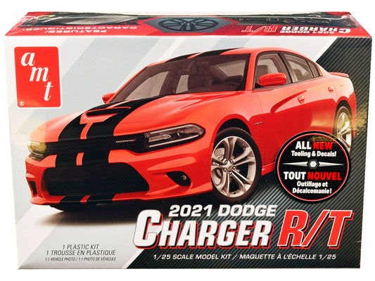 skill 2 model kit 2021 dodge charger r/t 1/25 scale model