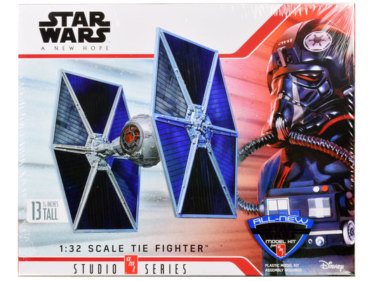 skill model kit tie fighter star wars episode iv ??? new hope movie 1/32 scale
