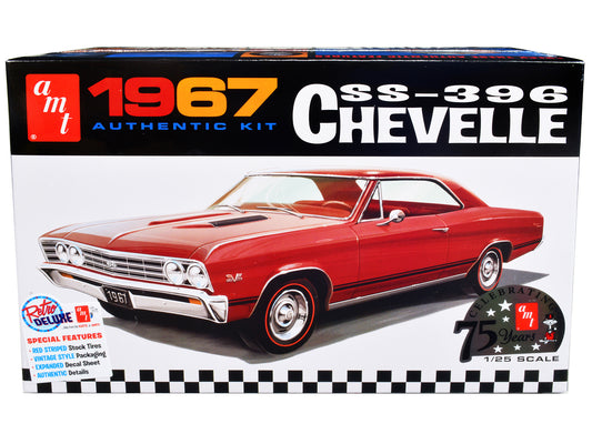  model kit 1967 chevrolet chevelle 396 celebrating 75 years 1/25 