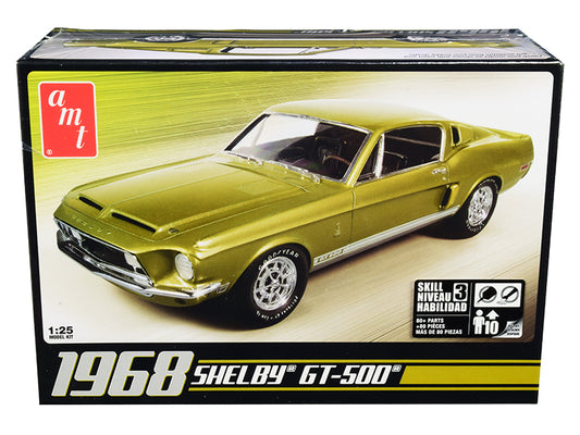 skill 3 model kit 1968 ford mustang shelby gt-500 1/25 scale model