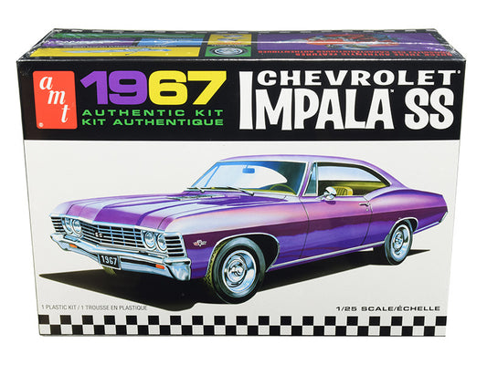 skill 2 model kit 1967 chevrolet impala ss 1/25 scale model