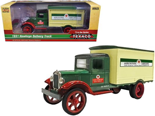 1931 hawkeye "texaco" delivery truck "agricultural lubricants" 3rd in the series "the brands of texaco series" 1/34 diecast model