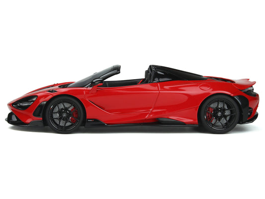 2021 mclaren 765 lt spider red 1/18 model car