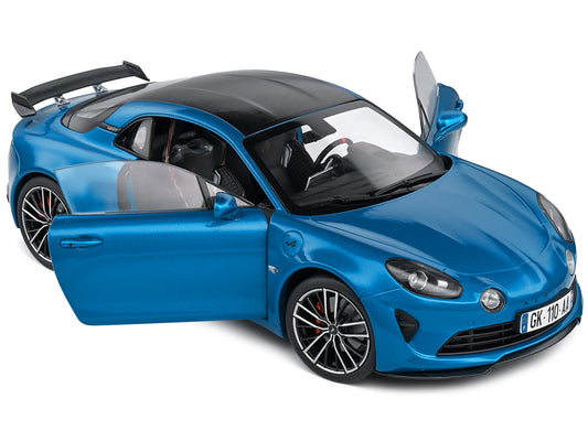 2023 alpine a110s pack aero bleu alpine metallic with top 1/18 diecast model car