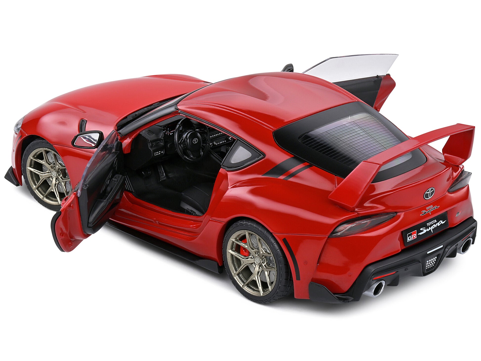 2023 toyota gr supra streetfighter prominance red 1/18 diecast model car