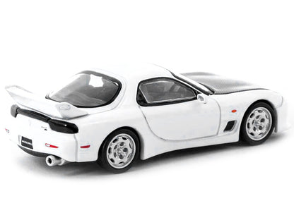 mazda rx- fd3s mazdaspeed -spec chaste carbon hood 1/64 diecast model car