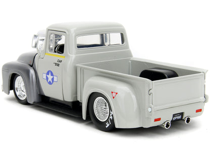 1956 ford -100 pickup truck guile diecast figure video game anime 1/24 model car