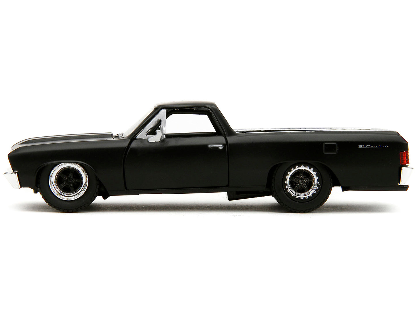 1967 chevrolet el camino matt black fast furious series 1/32 diecast model car